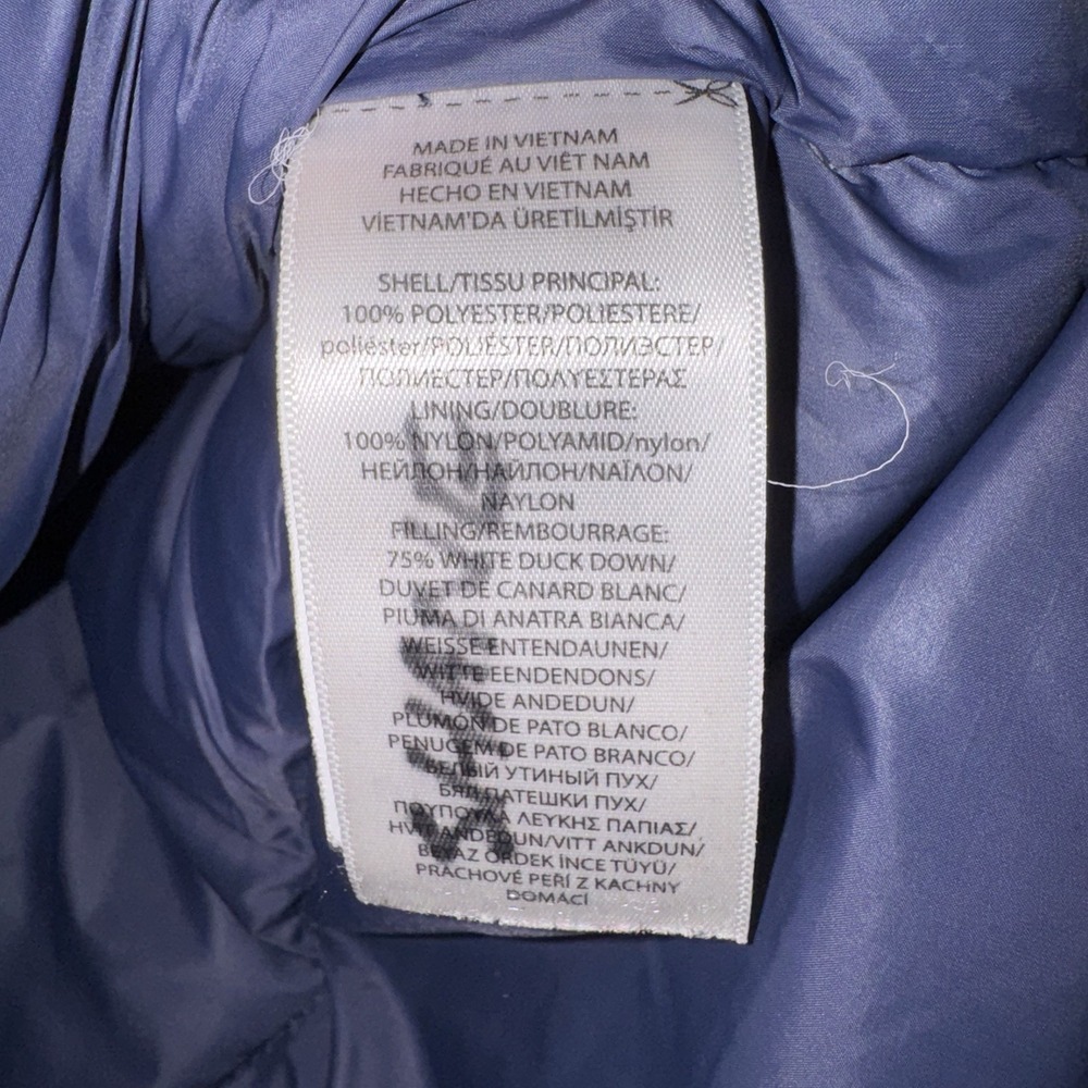 Polo Ralph Lauren Boys Youth Blue Down Puffer Jacket Coat Size Medium (10-12) - Picture 9 of 9